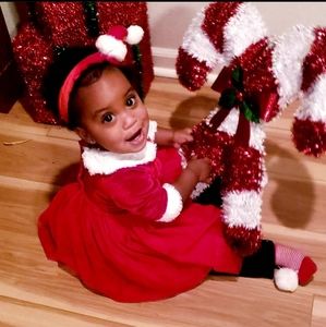 Christmas Dress and Headband